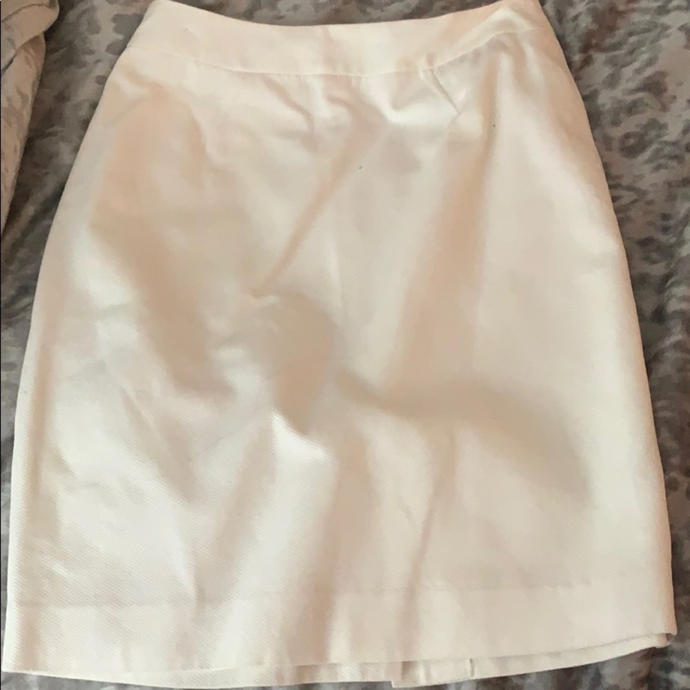 LK Bennett White Pencil Skirt